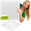 Ventilačná mriežka Ventilačné airRoxy biela