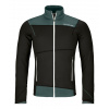 ORTOVOX Pánska mikina FLEECE LIGHT JACKET black raven - čierna Veľkosť: S