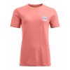 ORTOVOX Dámske tričko 140 COOL MTN GRADIENT TS blossom - oranžová Veľkosť: L