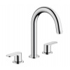 Hansgrohe Vernis Blend Umývadlová batéria s výpustom, 3-otvorová inštalácia, chróm 71553000-HG