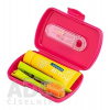 Curaden International AG CURAPROX Travel set magenta (1x zubná kefka, 2x medzizubná kefka CPS, 1x zubná pasta 10 ml, 1x držiak UHS 425) 1x1 set