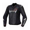 Bunda STELLA FASTER 3, ALPINESTARS (černá/bílá/červená fluo) 2025 42