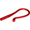 88704 Red Weapon Whip Bent Flexible (Červená zbraň bič ohnutý flexibilní)