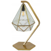 Rabalux Norah stolová lampa 1x40 W priehľadná-zlatá 74201