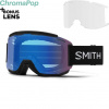 Bike okuliare Smith Squad MTB black | chromapop contrast rose flash+clear 24/25 - Odosielame do 24 hodín