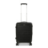 Malý cestovný kufor na kolieskach do lietadla TSA polypropylén 40l Madisson 33703 55x39x20 cm čierna