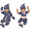 Detský komplet - Detská súprava Zyzio a Zuzia 68 Navy Blue 6 ks. (6c nastavte kompletnú lak do nemocnice 68)