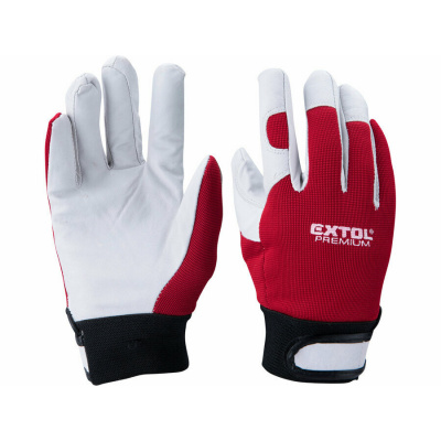 Extol Premium rukavice pracovné koža/syntetika - Spandex, 11″ 8856658