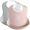 Baby Bjorn BabyBjorn - podbradníky, sada 2ks | Grey / Powder Pink
