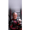 CUKROVÁ TLAČ jedlý obrázok na tortu Cukrová hmota Deadpool Dogpool + MENO TEXT