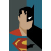 CUKROVÁ TLAČ jedlý obrázok na tortu Cukrová hmota Batman Superman + MENO TEXT
