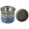 REVELL 46 NATO olivová matná syntetická modelárska farba (RAL7013), 14ml (REVELL 32146 NATO OLIVE MAT 14ml 0,47fl oz EMAIL COLOR)