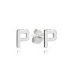 MINET JMAS900PSE00 - MINET Stříbrné náušnice písmeno 