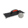 TOPTRADE strúhadlo na polystyrén, PROFESSIONAL, na dierovanom plastu, 270 x 130 mm