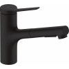 Hansgrohe Zesis M33 - Drezová batéria 150, s výsuvnou spŕškou, matná čierna 74800670