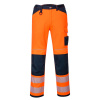 PORTWEST Kalhoty PW340 Hi-Vis, do pasu, reflexní POR-PW340ONS32 32 Oranžová/navy Zkrácené na výšku 173 cm
