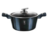 Berlingerhaus Kastrol s mramorovým povrchem a poklic 30 cm Metallic Line Aquamarine Edition BH-7148