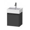 Duravit Ketho.2 Umývadlová skrinka, 44x43x34 cm, 1 dvierka, pánty vpravo, grafit mat K25070R49490000