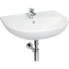 Jika Lyra plus - Umývadlo, 550x450 mm, s prepadom, s otvorom na batériu, biela H8143820001041