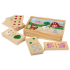 Playtive PLAYTIVE® Drevená motorická hra - domino