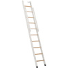 Minka STAIRS Priame rebríkové schodisko Strong buk/biela, 10 schodov, 243 cm