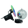 Eurolite Set zrkadlová guľa 20 cm