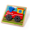 Bigjigs Toys Vkladacie puzzle Vláčik Bigjigs Toys Vkladacie puzzle Vláčik