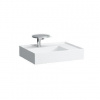 Laufen Kartell - Umývadlo, 60x46 cm, s 1 otvorom na batériu, SaphirKeramik, s LCC, biela H8103344001111