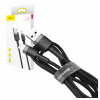 Baseus 0,5m, šedo-černý CALKLF-AG1 USB-A na Lightning