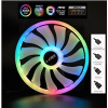 1stCOOL Ventilátor AURA EVO, 200mm, ARGB F20-AURA-EVO-R