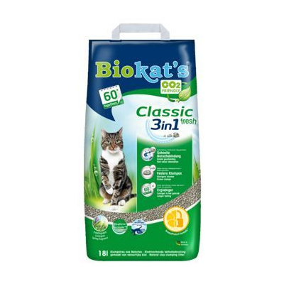 Podestýlka Biokat’s Classic Fresh 18L