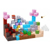 iMex Toys Magnetická stavebnica 117 ks v štýle minecraft CH1355 8594202891907