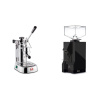 La Pavoni Professional Lusso + Eureka Mignon Silenzio, BL black