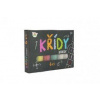Farebné kriedy na chodník 6ks v krabici 15x11x3cm
