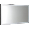 Sapho Luminar - Zrkadlo v ráme s LED osvetlením, 1200x550 mm, chróm NL560