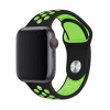 SES Sportovní silikonový řemínek pro chytré hodinky Apple Watch SE 44 mm (2024) - zelený 17809