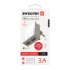 SWISSTEN SÍŤOVÝ ADAPTÉR SMART IC, CE 2x USB 3 A POWER BÍLÝ + DATOVÝ KABEL SWISSTEN USB / LIGHTNING MFi 1,2 M BÍ 22045000