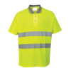 PORTWEST HI-VIS BAVLNA S171 / Reflexná polokošeľa - HV žltá M