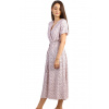 Glara Kvetinové dámske maxi šaty 472234