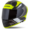 CASSIDA prilba Aero Drome čierna/žltá fluo/biela/sivá 2023 - L (59 až 60 cm)