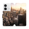 Flipové pouzdro Mobiwear - Xiaomi Redmi Note 13 5G - M138P New York (Knížkové flip pouzdro, obal, kryt na mobil Xiaomi Redmi Note 13 5G - M138P New York, materiál Umělá kůže + TPU - ochrana 360°, stoj