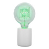 Paladone Minecraft Neon LED Stolová lampa Creeper 24 cm