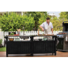Grilovací stolík Keter UNITY Chef 415 L grafitový