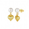 Majya Strieborné náušnice LINNY pozlátené 11713