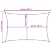 vidaXL Tieniaca plachta 160 g/m² čierna 2x2,5 m HDPE - Čierna - 146582-260940