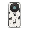 Lesklý kryt na mobil Honor Magic 8 Lite - Mobiwear Glossy G162G, noční kočičky (Prémiové lesklé pouzdro, obal, kryt Mobiwear Glossy na mobil Honor Magic 8 Lite 5G s motivem)