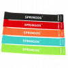 SPRINGOS RIBBON Súprava posilňovacích gúm 5x60 cm