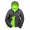 Womens Snow Bird Hooded Jacket , black/lime, S Farba: black/lime, Velkost: S