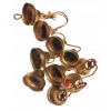 Zvonkohra do záhrady - Windy Bells India 100 cm na šnúre 10 x 5,5 cm (INDIA veterná zvonkohra 100 cm na šnúrke 10 x 5,5 cm)