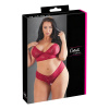 Cottelli Collection Plus Bra and Crotchless String
